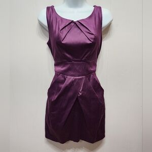 Love Tease Dress Size 1 Purple Sleeveless Cocktail Party VNeck B811